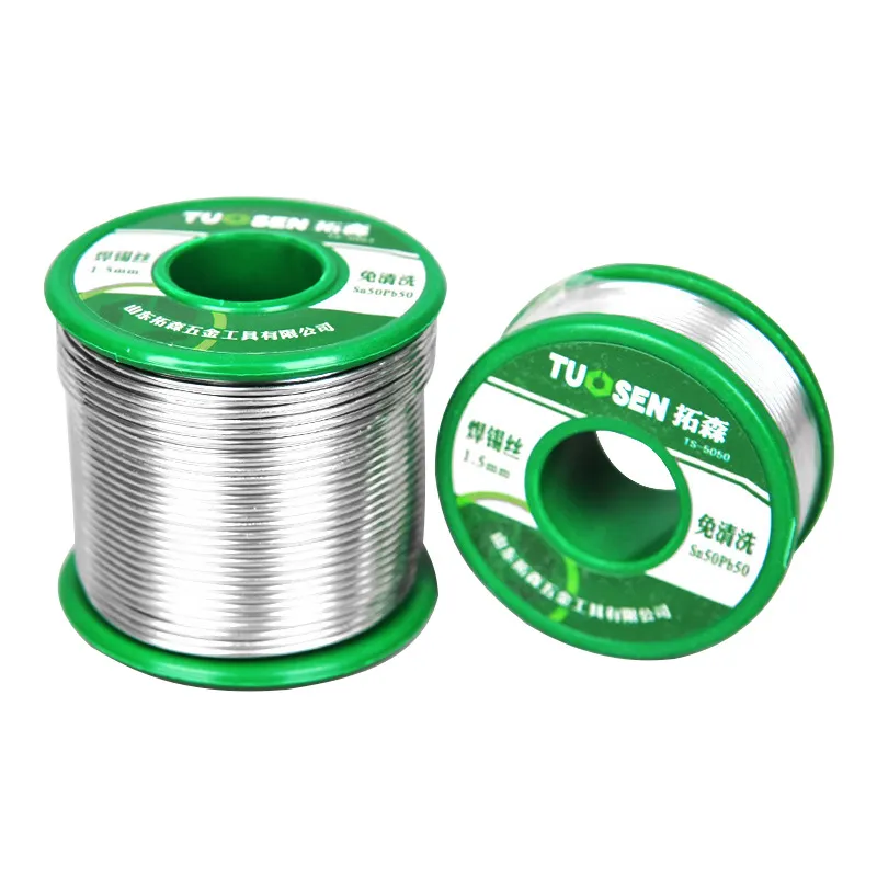 Flux Cored Solder Wire – Leaded Rosin Core Soldering Wire 0.8mm, 1.0mm, 1.2mm, 1.5mm & 2.0mm for Electronics Repair, PCB Soldering & DIY